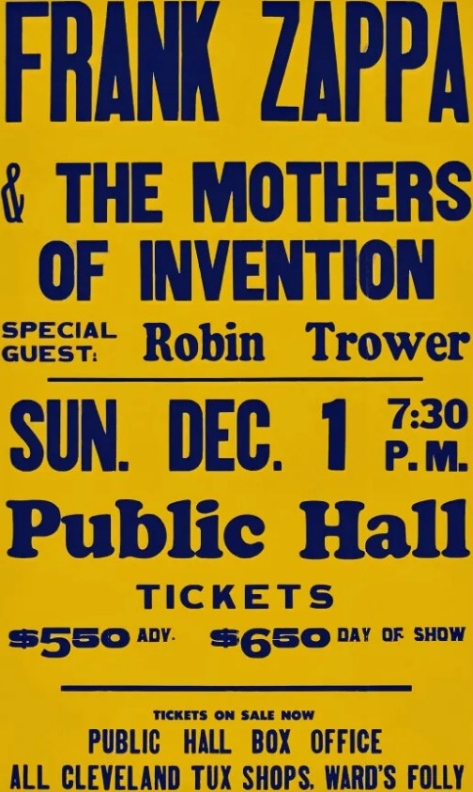 01/12/1974Public Hall, Cleveland, OH (canceled)